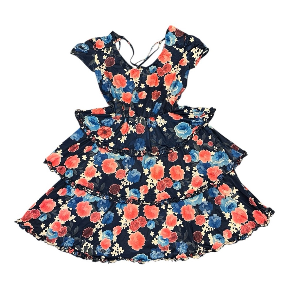 Loragal Floral Ruffle Athletic Dress New with Tags Size M